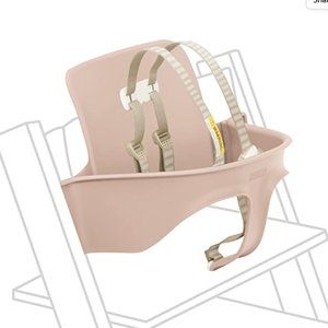 Stokke Tripp Trapp Baby Set Serene Pink No gliders Open Box Condition High Chair